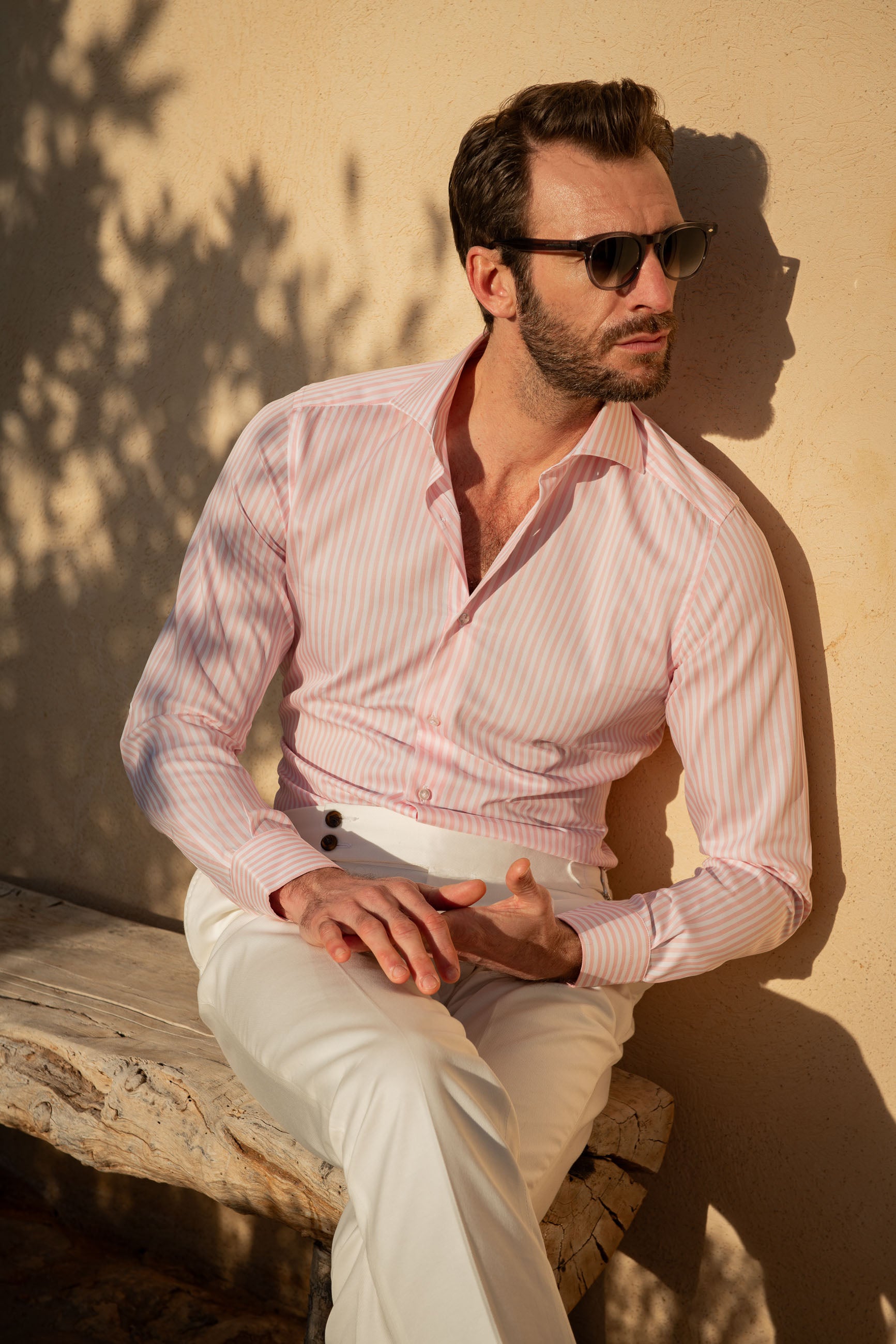 Buy Pink Shirts for Men by SOJANYA Online | Ajio.com